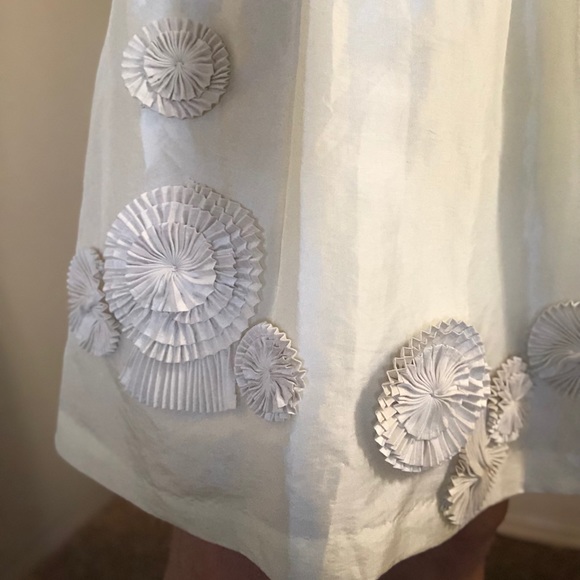 Black and White V Neck Party Dress - Picture 5 of 5